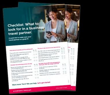 Pages of the Corporate Traveller SME Corporate Travel Toolkit.