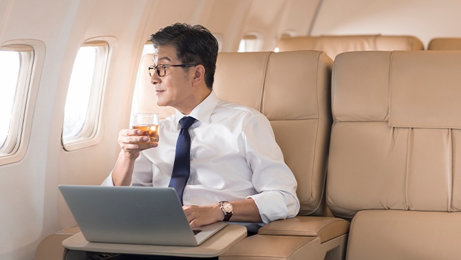 corporate travel business class